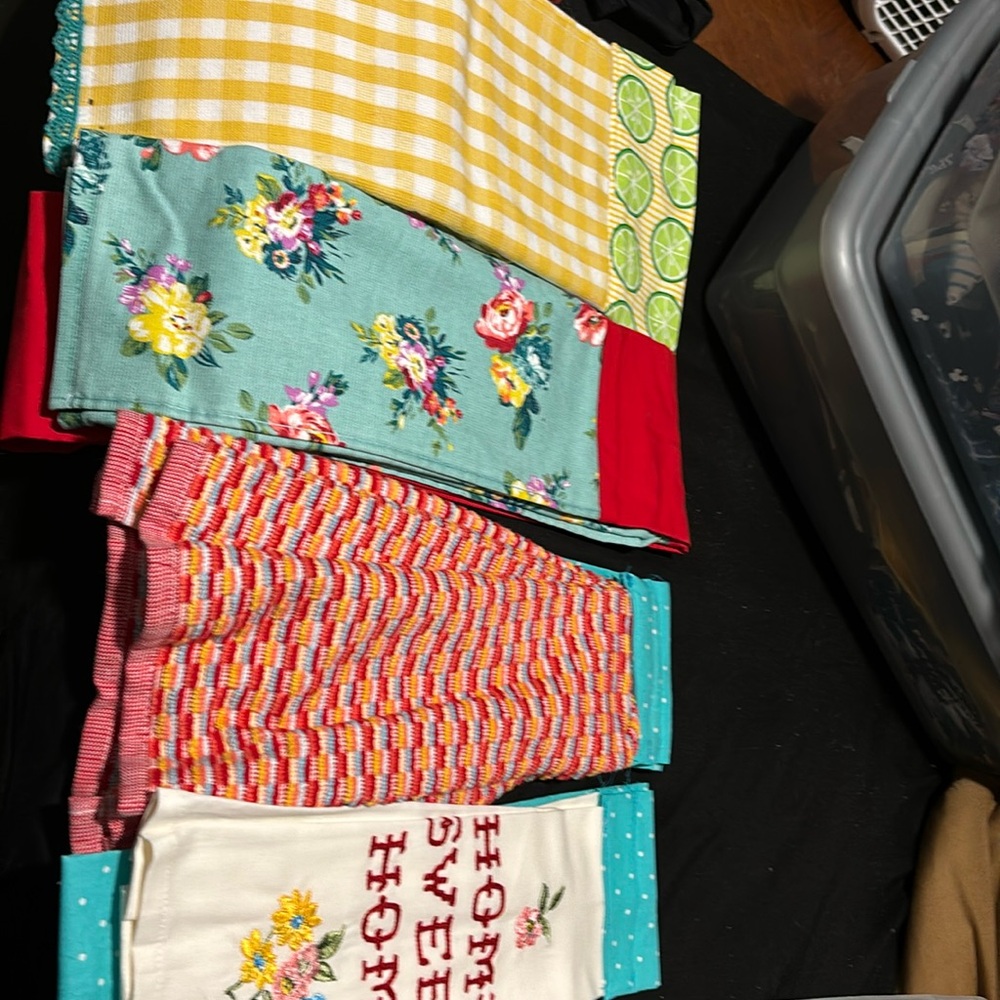 Handmade tea towels